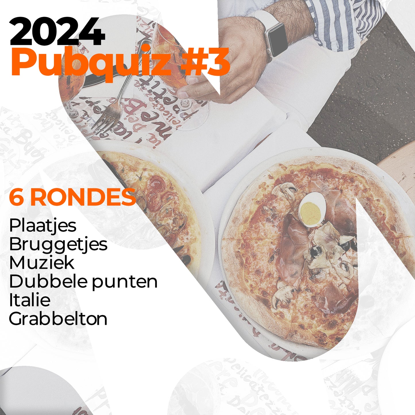 2024 pubquiz #3 | Italie en Muziek, Bruggetjes en nog meer thema rondes | 60 vragen